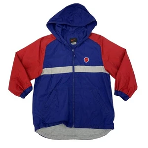 Vintage Nike Windbreaker Youth Boys Size M Full Zip Inner Lined Waterproof Nylon - Picture 1 of 10
