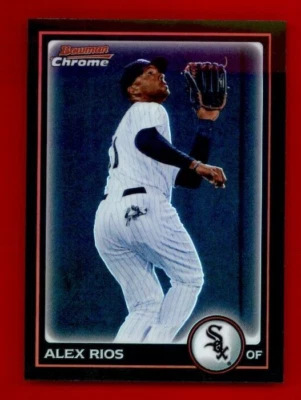 2010 Bowman Chrome Refractors #91 Alex Rios - Image 1 of 2