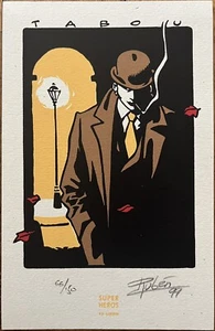 EX LIBRIS SUPER HÉROS - RUBÉN PELLEJERO 1999 SIGNED - Imagen 1 de 2