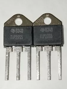 TIP2955 Transistor NOS TIP 2955 TEXAS Lot 2 Pcs F6h32/6 - Picture 1 of 3