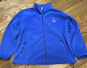 Vintage 90's Ireland Full Zip Blue Embroidered Screen Stars Mens Size XXL EXTRA - Bild 1 von 9