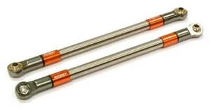 Integy INTC25821ORANGE Machined 115mm Titanium Suspension Links (2) Axial SCX10 - Picture 1 of 1
