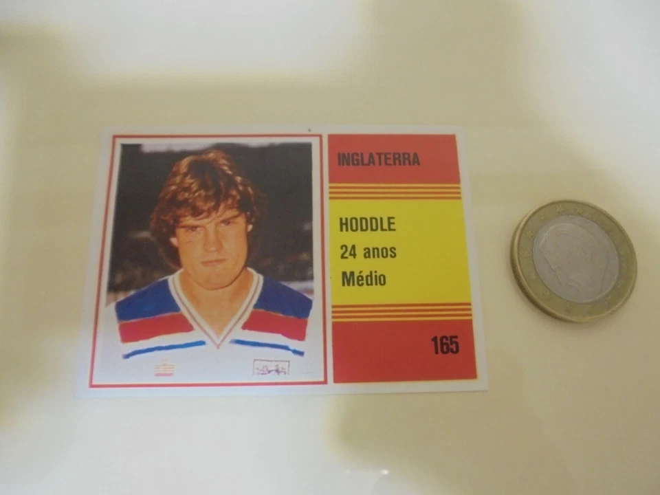 Adesivo RARO Copa do Mundo Espanha 82 HODDLE Seleção da Inglaterra - Imagem 1 de 1