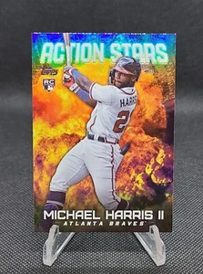 2023 Topps Update Serie Michael Harris II RC Action Stars Rookie #AS-6 Braves - Bild 1 von 2