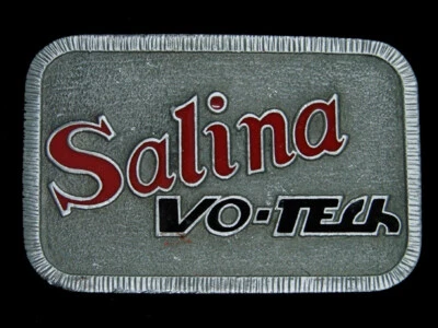 UE03102 VINTAGE AÑOS 70 **SALINA VO-TECH** PUBLICIDAD HEBILLA CINTURÓN Foto 1 de 2