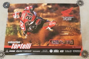 Sebastian Tortelli Honda Poster Shop Sign Supercross Motocross Fox 9467 Z4 - Picture 1 of 3