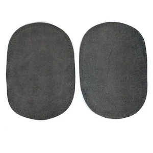 Dritz Suede Cowhide Leather Elbow Patches 4.75" x 6.5" Gray Grey NWOT - Picture 1 of 1