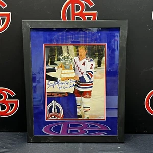 Brian Leetch Autographed New York Rangers Framed 11x14 Photo Signed Steiner CX - Picture 1 of 4