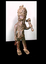 Old Tribal Bronze Benin King Figure      ---  Nigeria  BN 73