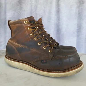 Thorogood Moc Steel Ttoe Safety Work Boots Men's 10.5 D - Picture 1 of 14