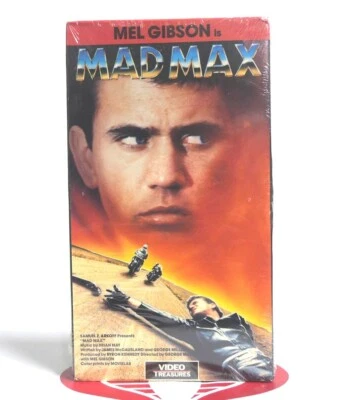MAD MAX Mel GIBSON VHS 1979 ORION VIDEO TREASURES New Sealed - Image 1 of 2