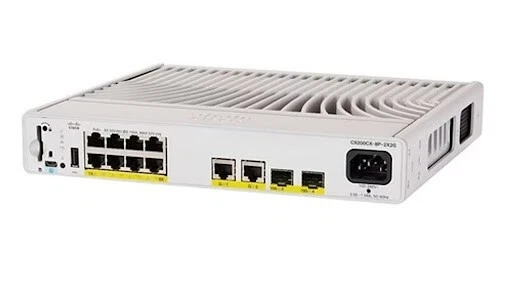 Cisco C9200CX-8P-2X2G-A 8-Port Managed Gigabit Ethernet10/100/1000 Net Switch - Image 1 of 1