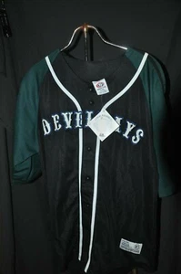 BASEBALL JERSEY--DEVILRAYS--TRUE FAN--LARGE--NEW - Picture 1 of 1