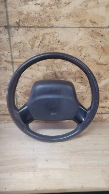Volante Jeep Wrangler TJ Cherokee XJ 1997-0202 OEM vinilo goma cuero Foto 1 de 4
