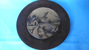 tableau chalet de montagne sculpté signe rosso - Imagen 1 de 5