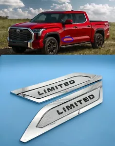 Chrome Door Side Body Molding Trim For 2022-2024 Toyota Tundra Limited - Picture 1 of 7