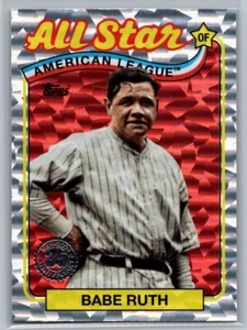 Babe Ruth 2024 Topps Cracked Ice 89 Topps Print All Star #89ASB-17 - Picture 1 of 2