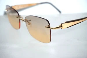 NEW AUTHENTIC  GOLD & WOOD BA TA68  SUNGLASSES - Picture 1 of 6