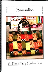Paquete de 6 bolsas colección Sausalito ~ Bolso de mano 11x18x3 ~ Sueño de A Quilter completo... - Imagen 1 de 2