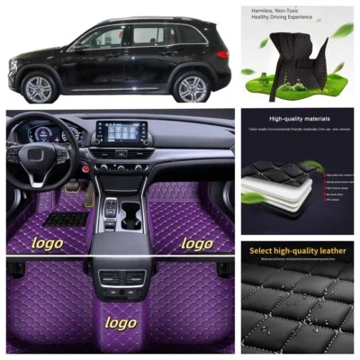 For Mercedes-Benz 1998-2025 All Model Luxury Waterproof Carpets Car Floor Mats - Imagem 1 de 4