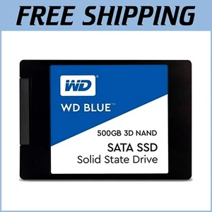 500GB WD Blue 3D NAND SSD - Kompaktes Design, geringer Stromverbrauch, hohe Leistung - Bild 1 von 7