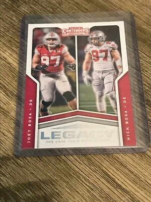Joey Bosa/Nick Bosa 2020 Panini Contenders Draft Picks Legacy Card #10 - Image 1 of 2