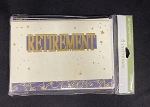 Retirement Party 8 Ct Invitations - Picture 1 of 2