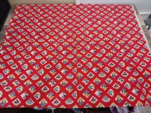 DC Super Hero Mädchen Stoff Panel 42 mal 37 in Vintage - Bild 1 von 6