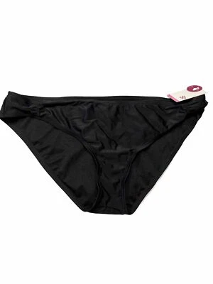 ЧЕРНЫЙ купальный костюм низ женщин XL бикини подростков (15-17) нейлона спандекс так бренд - Изображение 1 из 4