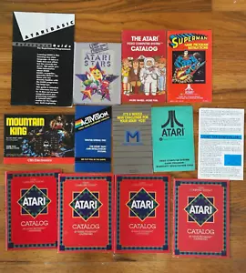 Posten 13 Atari 2600 Handbücher Kataloge Anleitungen Mountain King Superman Stars - Bild 1 von 6