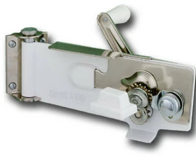 Wall Can Opener with Magnetic Lid Lifter, White - Image 1 of 1