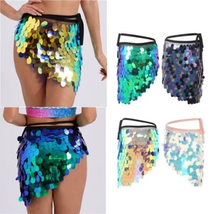Sexy minifalda para mujer moda danza del vientre falda de cadera festivales de música faldas envolventes - Imagen 1 de 61