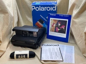 Polaroid IMAGE NEW PERFORMANCE schwarz Sofortbildkamera Film FULL SET - Bild 1 von 23