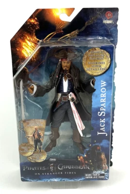 Piratas del Caribe Serie 2 CAPITÁN JACK GORRIÓN Figura Jakks Nuevo Foto 1 de 4