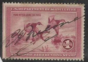 US $1 DUCK HUNTING (RW2) USED $165 - Picture 1 of 3