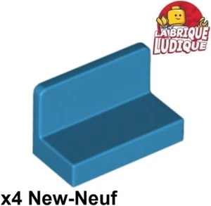 Lego - 4x Panel Panneau 1x2x1 Rounded Corners azur foncé/dark azure 4865b NEUF - Imagen 1 de 1