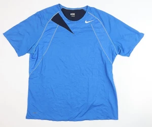 Nike T-Shirt Uomo Blu Running XL Asciugatura Rapida - Foto 1 di 12