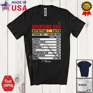 Camisa De Colección Familia Nombre Personalizado Día del Padre Español Papá Definición Nutrición; - Imagen 1 de 7