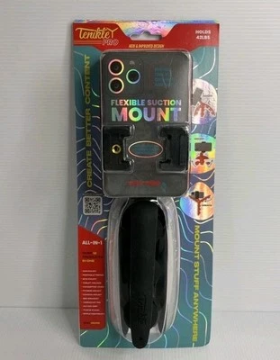 Tenikle Pro Flexible Tripod Bendable Suction Cup Camera & Phone Mount Black - Image 1 of 2