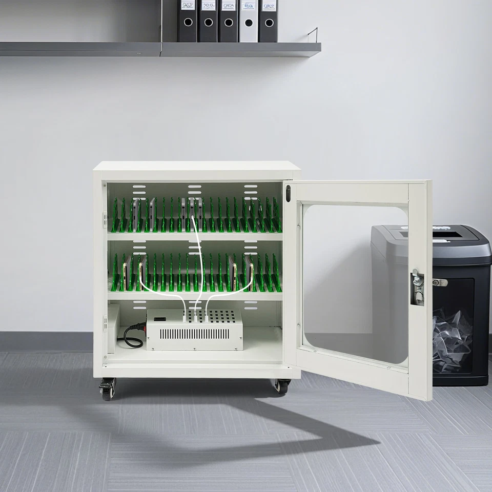 Estación de carga de 40 puertos gabinete de carga para teléfono móvil conjunto de estuche rodante recargable Foto 1 de 4