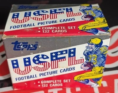 1985 Topps USFL Complete Set 1-132 Young Kelly White Walker Flutie Rookie - Image 1 of 4