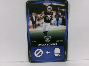 2025 UNO Elite CORE EDITION BLUE #021 BROCK BOWERS - Picture 1 of 2