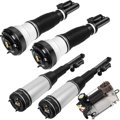 5PCS Front Rear Air Suspension Shock Compressor For Mercedes Benz S350 S430 S500 Foto 1 de 4