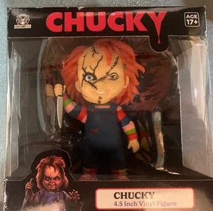 Chucky Puppe Vinyl Figur Chucky Good-Guy Culturefly Halloween 4,5 Zoll - Bild 1 von 3