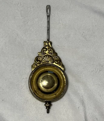 ANTIQUE PARLOR CLOCK BULLSEYE PENDULUM - Image 1 of 4