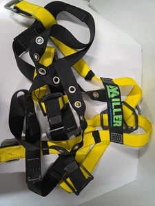 Miller 850-4/UYK Size L/XL Full Body Yellow Non-Stretch Harness - Picture 1 of 6