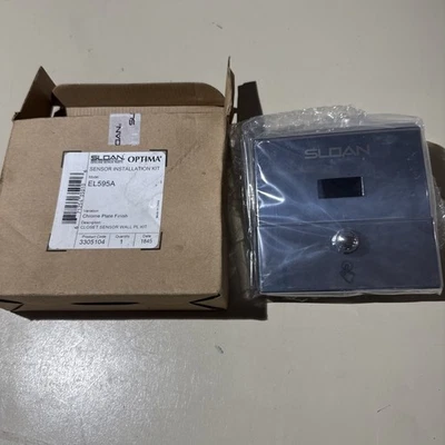 Kit Instalación Sensor SLOAN OPTIMA EL595A | Acabado Placa Cromada Original Foto 1 de 3