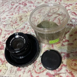 Nikon El-Nikkor f 50mm 1:4 Enlarging Lens Made in Japan 274883 CP-2 Case - Picture 1 of 13