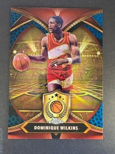 2024-25 Topps Chrome - Dominique Wilkins #BOD-16 - Blue Basketball Refractor - Picture 1 of 2