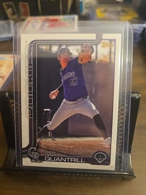 Topps 25 Series 1  Cal Quantrill Golden Mirror IV - Image 1 of 2